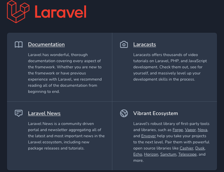 Laravel base application Laravel base application